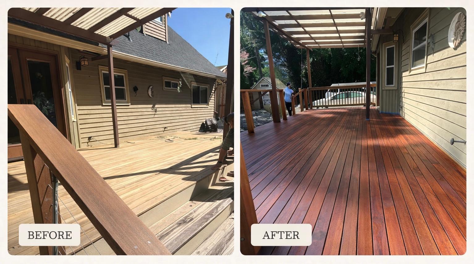 Deck Before After
